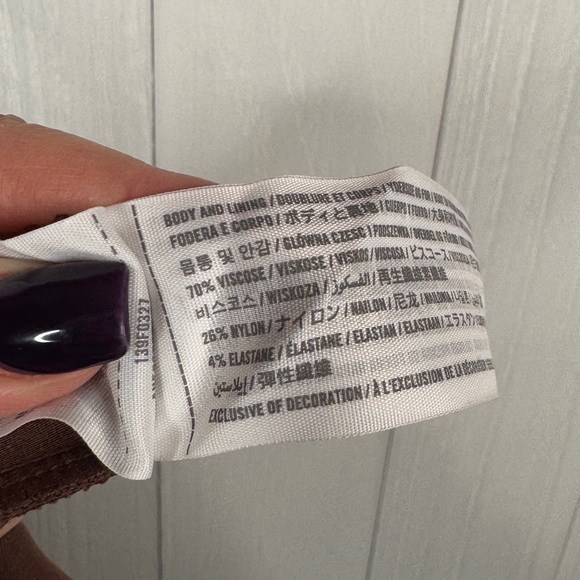 Abercrombie & Fitch Ponte Corset Sweetheart Bodysuit - Picture 9 of 9